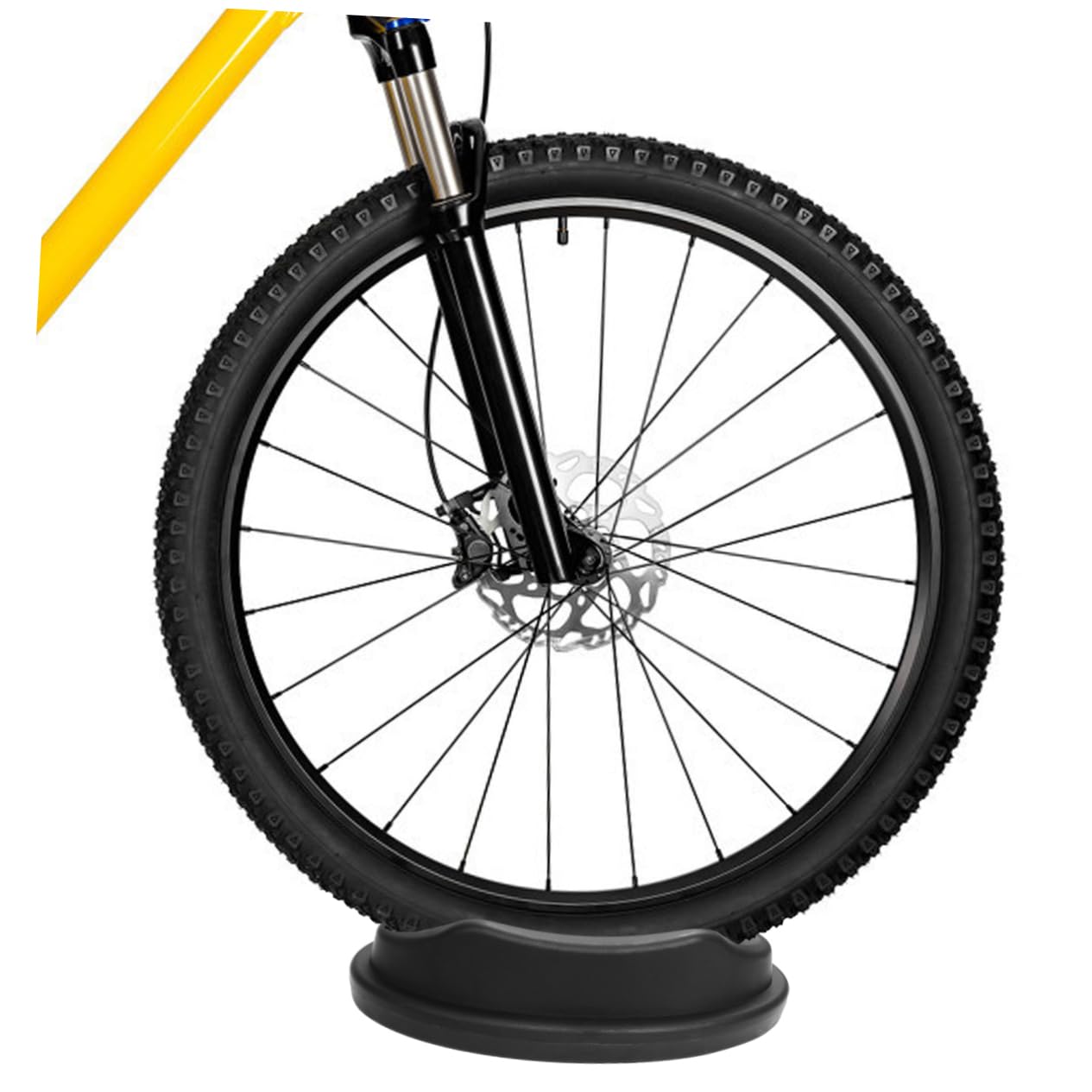 TOYANDONA Accesorio De La Rueda Delantera Frente Tubo De Subida Montar Rueda Delantera Soporte De Rueda De Bicicleta Soporte para Bicicletas Negro El Plastico