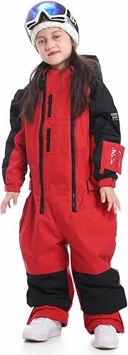 Miniatura 3 de Trajes de nieve de una pieza para niños y niñas, trajes de esquí, snowboard, chaquetas impermeables de invierno para exteriores