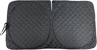メルテック(meltec) サンシェード 車用コンパクトキルトシェード Lサイズ (約140x80cm) 遮光率:約99% 断熱 遮熱 CPK-03