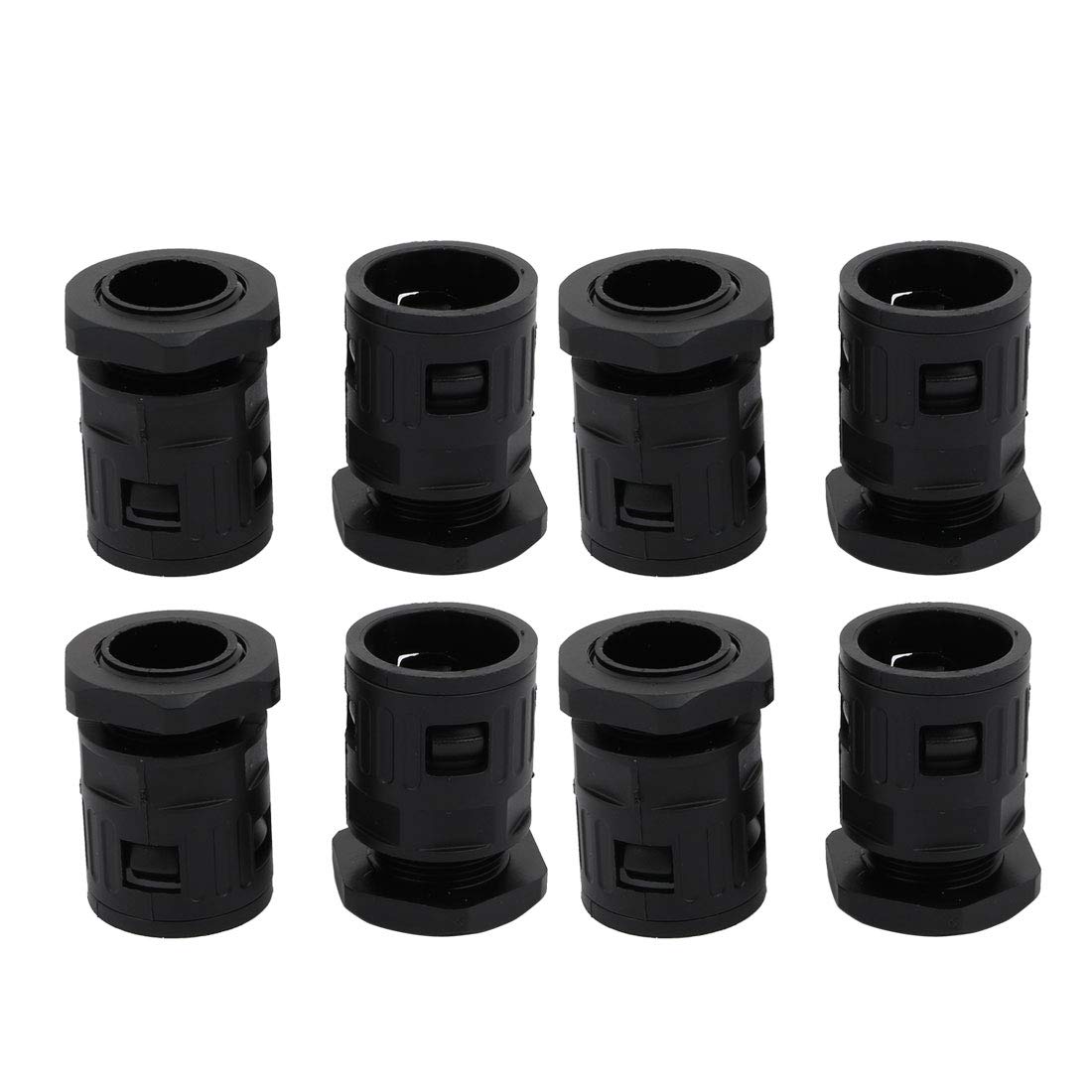 Tubo corrugado AD25 conector plástico para proteger cables en jardín