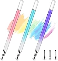 Vista 8 de Lápiz capacitivo para pantalla táctil, paquete de 4 lápices capacitivos universales para iPad pro/iPhone/tabletas Android y todas las pantallas