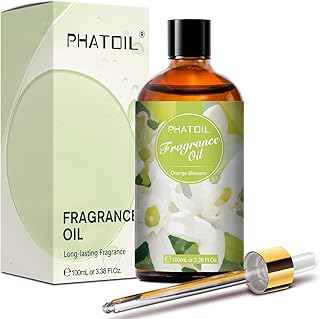 Orange Blossom Fragrance Oils for Aromatherapy, 3.38FL.OZ Diffuser Oils for Home, Perfect for Aromatherapy, Humidifiers, Yoga, DIY Candle and Soap Making - 100ml