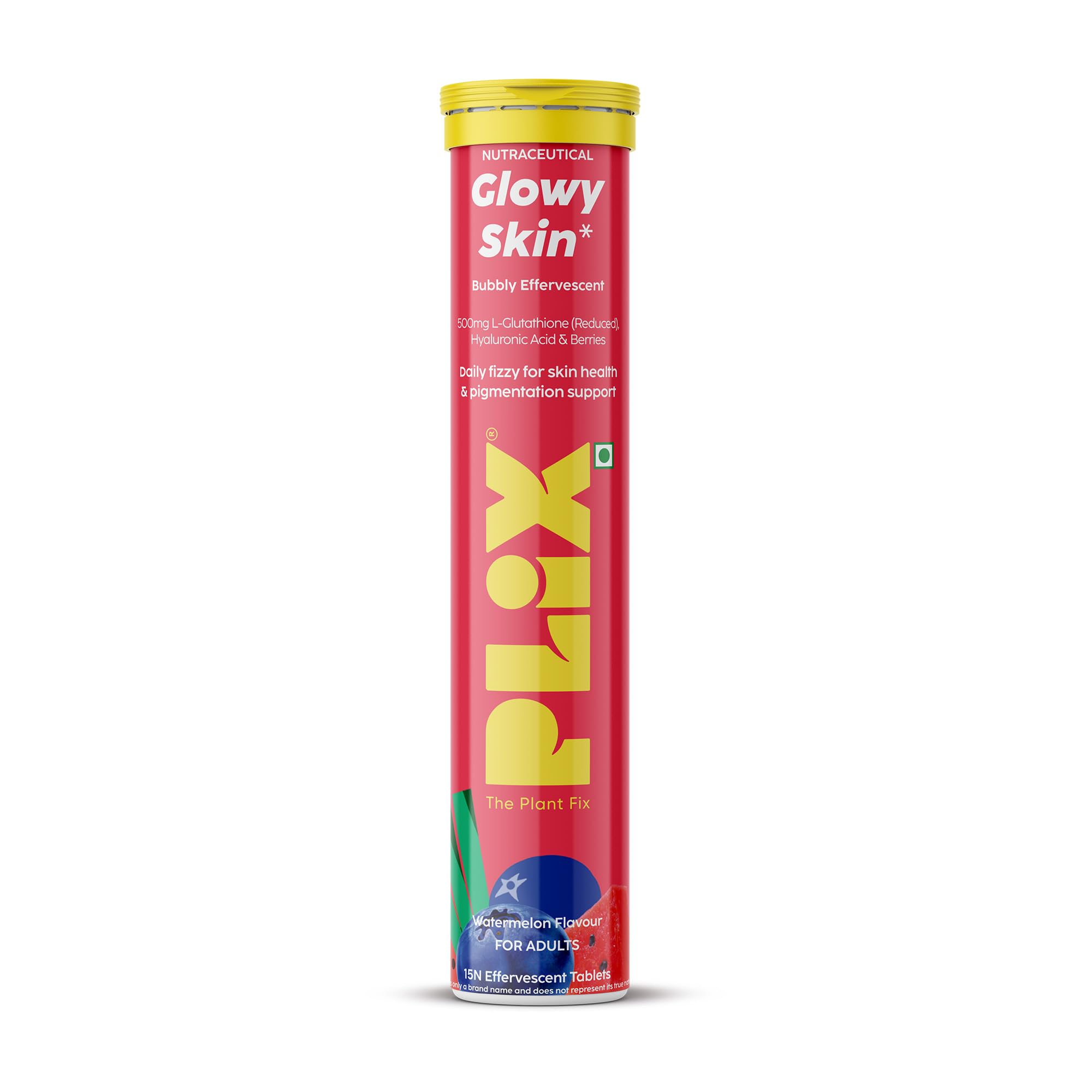 PLIX - THE PLANT FIX Glutathione Effervescent Tablets for Clear, Glowing &  Youthful Skin