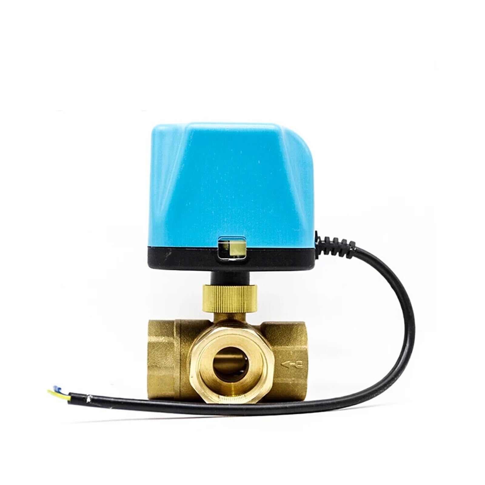JNURGWLYH 1'' Normally Open Three Way Motorized Ball Valve Two Wire Electric Ball Valve(220V-CR04)