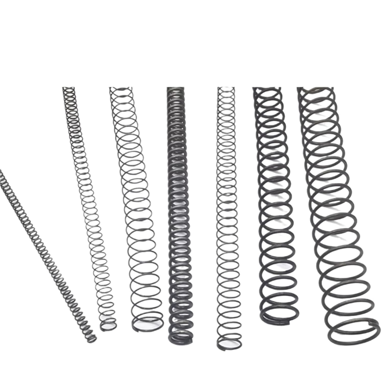 65MN Strong Compression Spring,10pcs Steel Mechanical Cylindrical Spiral Coil Rotor Return Force Diameter(150mm,12mm,1.0mm)