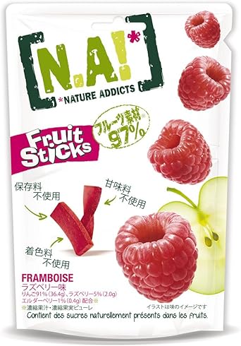 Amazon N A フルーツスティックス ラズベリー味 40g 10袋 Nature Innovation ドライフルーツ 通販