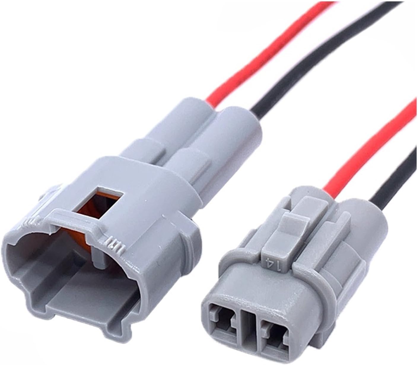 1 Set 2 Pin Car MT Sealed Housing Electrical Cable Connectors Female Male Wire Harness Plug For 6180-2321 6187-2311(2P Female Male,10 Pcs)