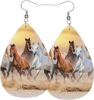 Teardrop Earrings For Women, Dangle Earrings Jewelry For Women, Lightweight Faux Leather Earrings Gifts