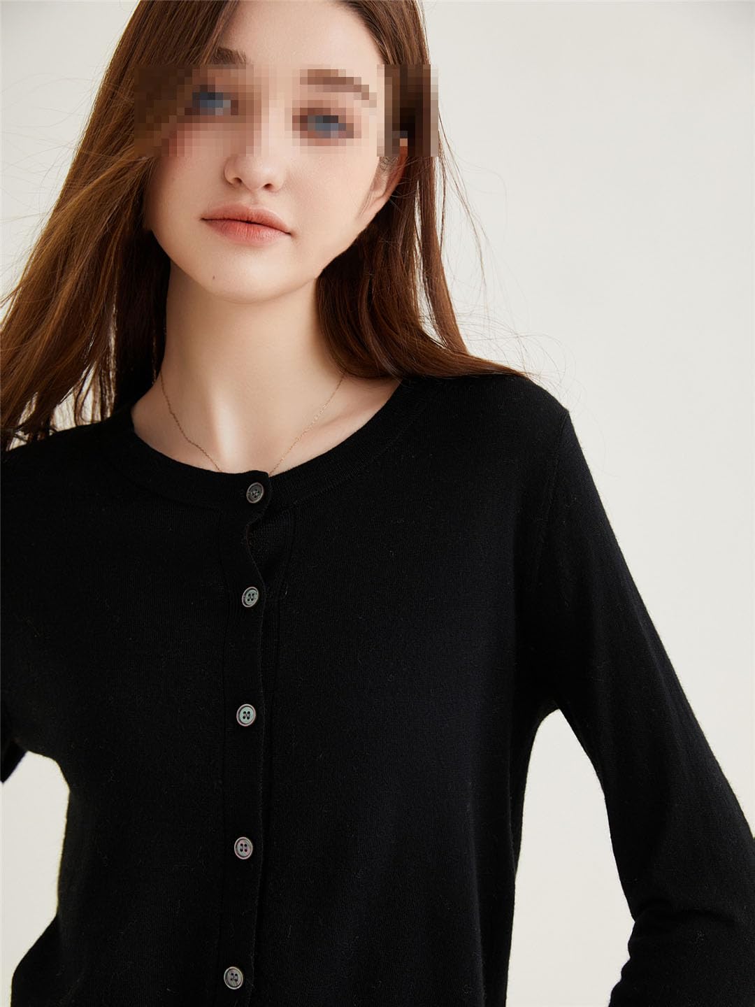 Cárdigan De Manga Larga para Mujer, Suéteres, Tops De Lana, Chaqueta De Punto