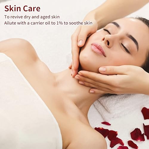 Miniatura 112 de Yethious Aceite esencial de manzanilla orgánico 100% puro aceites de aromaterapia para difusor, piel, cabello y cara, 0.3 fl oz Manzanilla,Flor