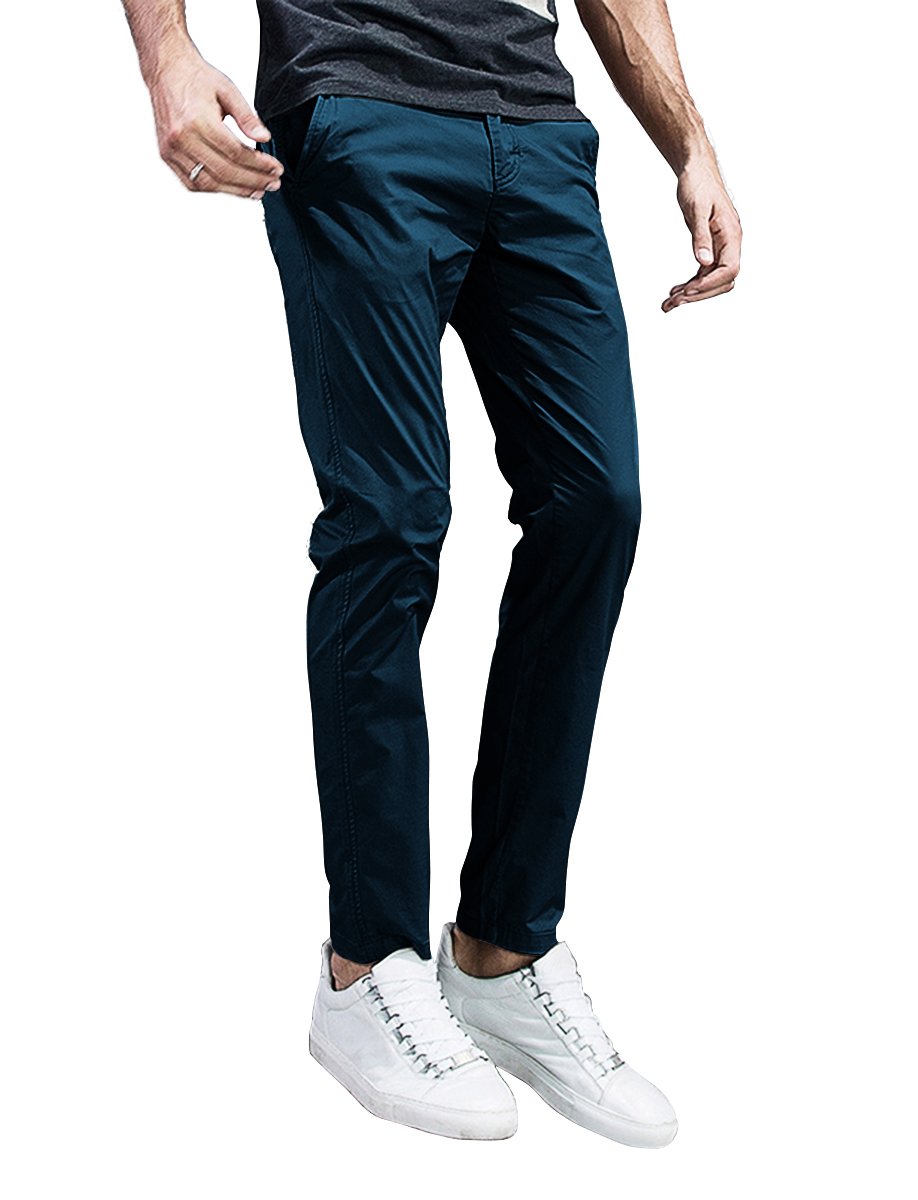 Match Men's Slight Stretch Regular Fit Chino Casual Pants #8105