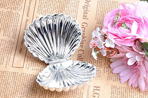 C.X.Y. 50pz Bomboniere Conchiglia Argentato Porta