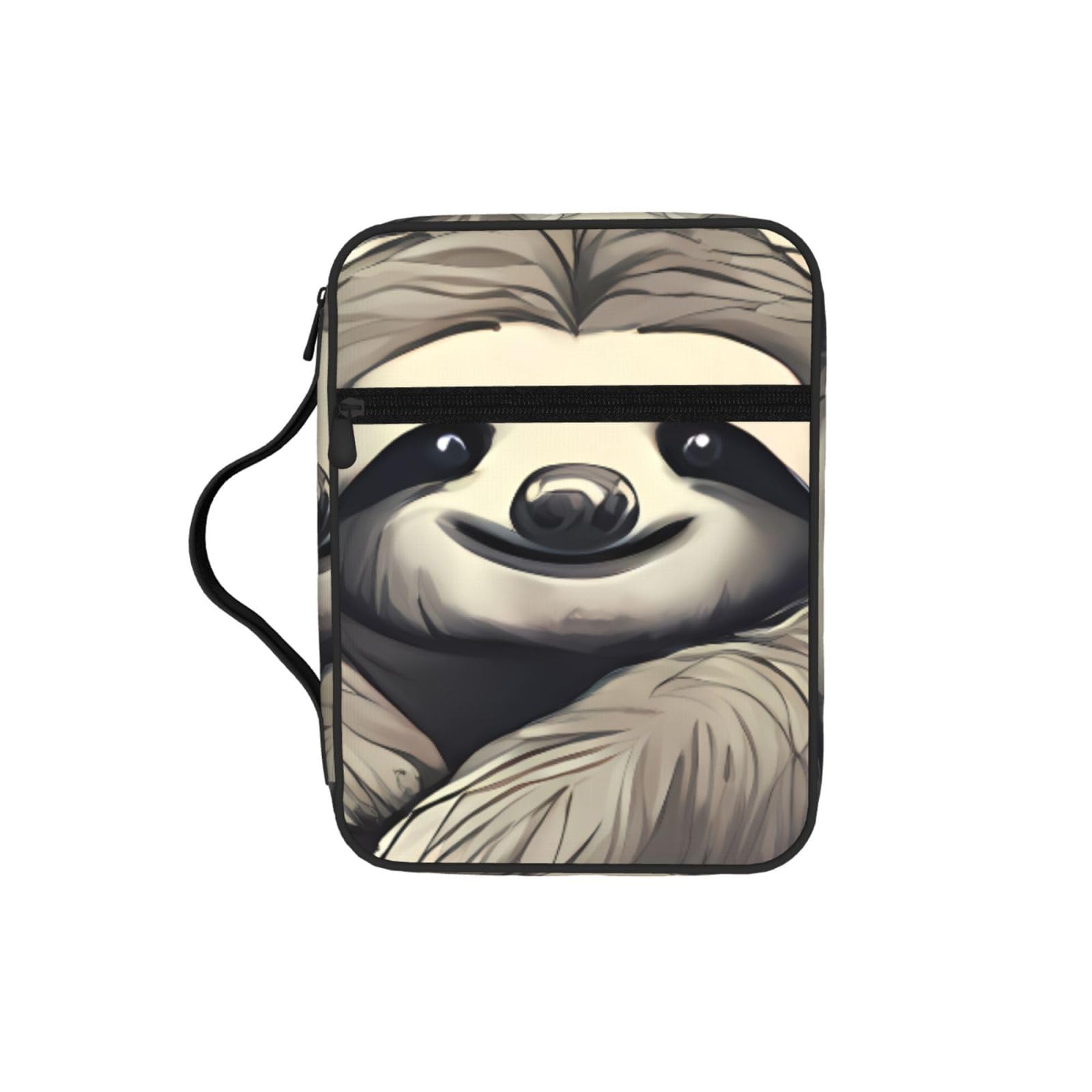 Sloth My Spirit Animal Bible Cover Case Waterproof Bible Bag With Handle Organizer Storage Book Cover For Bible Study
