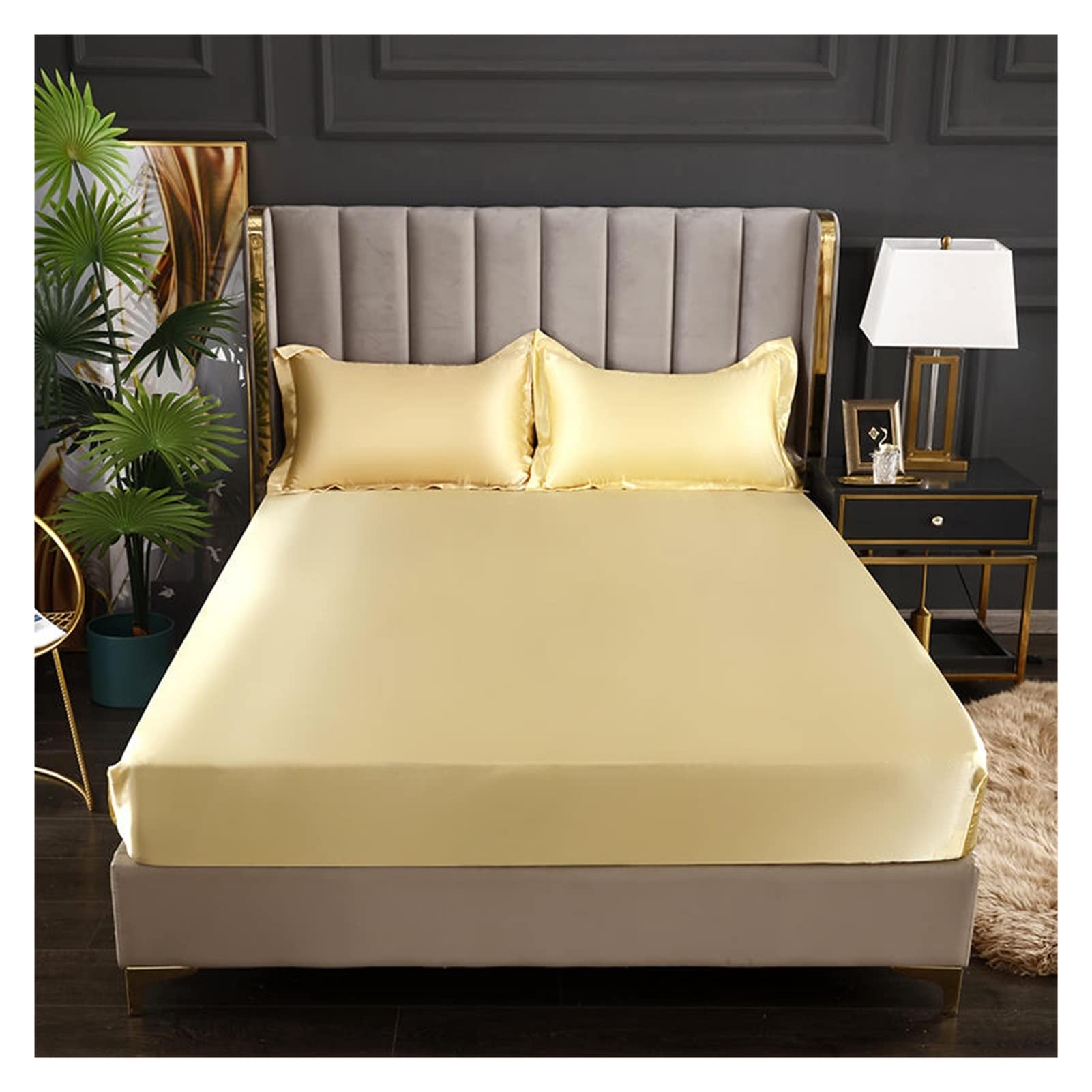 Drap en soie rafraîchissant anti transpiration pour matelas 180x200