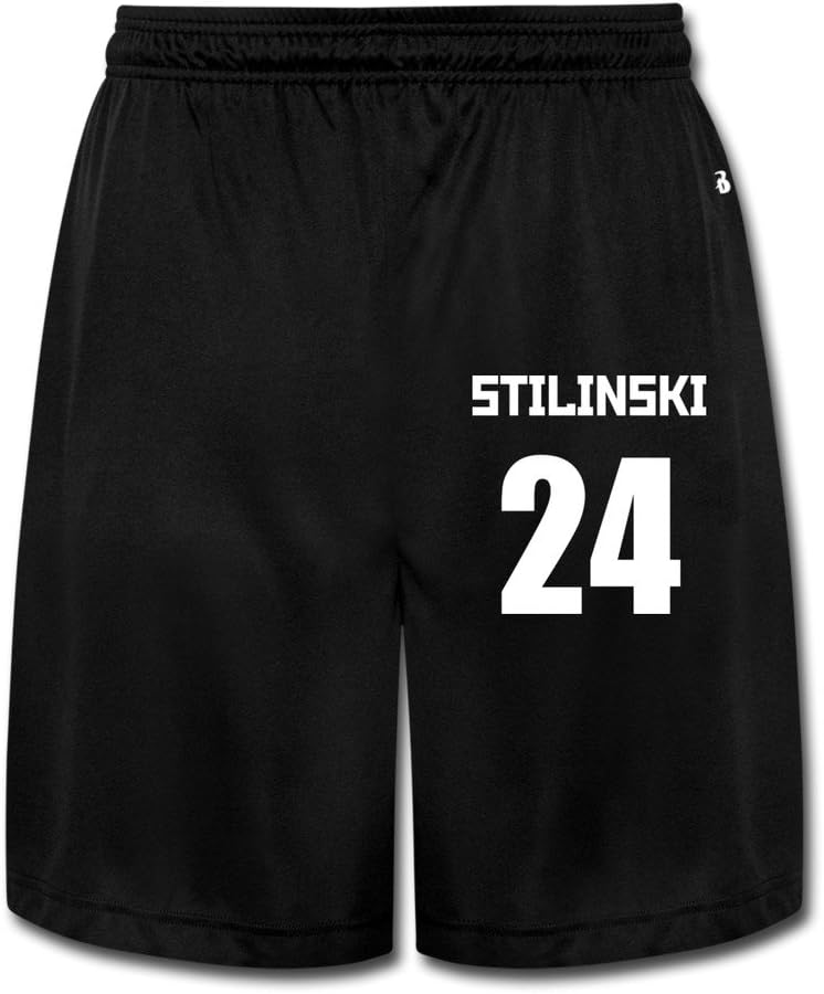 Men's Cute Dylan O'Brien Stiles Stilinski 24 Teen Wolf Short Walkout Pants Black