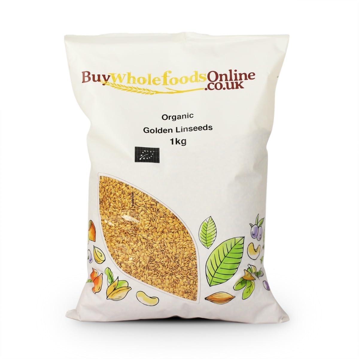 Organic Golden Linseed 1kg (BWFO)
