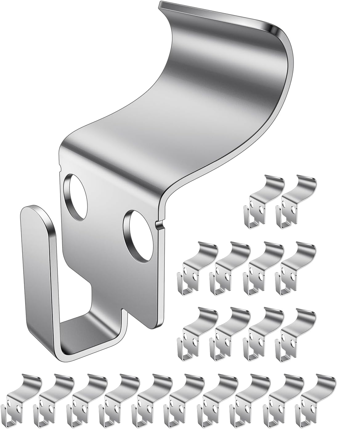 Vinyl Siding Hooks, No-Hole Heavy Duty Hooks Vinyl Siding Hangers 20 Pack | heavy duty siding hanger no hole hooks vinyl siding hangers dutchlap vinyl siding accessories large vinyl siding hooks