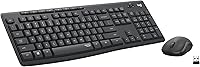 Logitech MK295 Silent Wireless Keyboard Mouse Combo - 90% Quieter Typing, Full Numpad, Lag-Free 2.4GHz, 36-Month Battery - Graphite