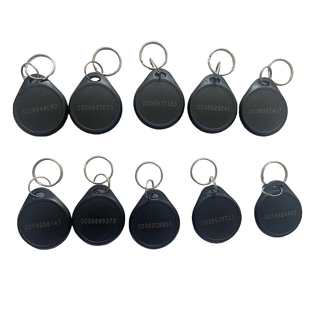 Llaveros RFID doble frecuencia EM4100 125 Khz 13,56 MHz M1classic 1k negro