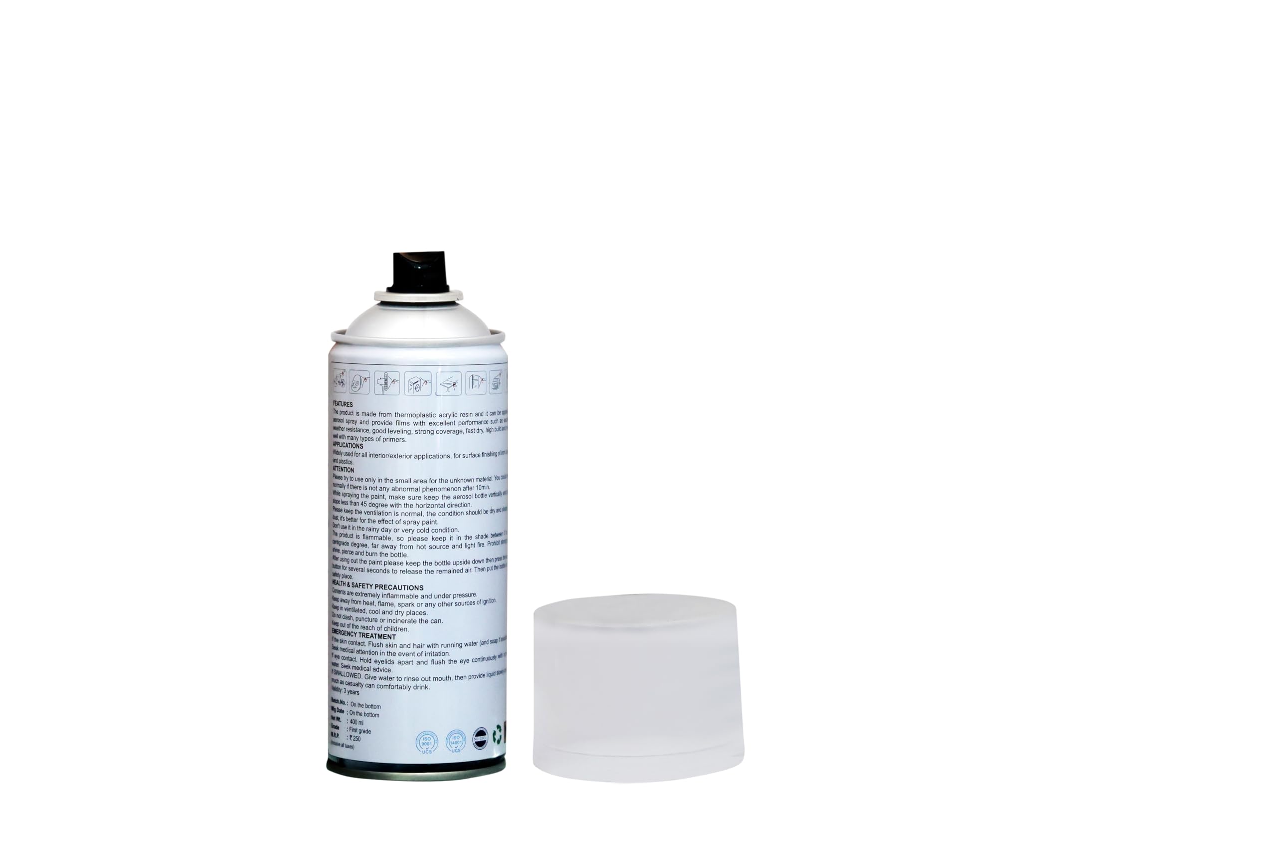 TURNUP Spray Paint – Multipurpose Spray for Metal, Wood, Plastic & More – Smooth, Quick-Dry Finish – Indoor & Outdoor Use - Lacquer Colour 1