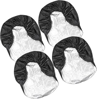 4pcs Rv Tire Covers Spare Tire Protection for Trailers Camper Cars Anti-uv Wheel Covers Prevent Dust Debris Easy Installation