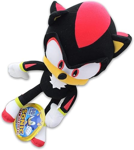 Miniatura 3 de Sonic The Hedgehog New_8967 Great Eastern GE-8967 - Shadow Plush, 12 pulgadas, multicolor