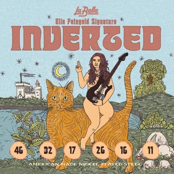 La Bella EFS-4611 Ella Feingold Inverted Electric Guitar Strings 46–11
