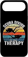 Vista 26 de Funda para iPhone 12 Pro Max Scuba Diving Is My Therapy Scuba Diver