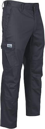 FR Pants for Men Ripstop Water Stain Oil Repellent 6-Pockets CAT2