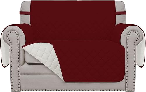 Miniatura 243 de Easy-Going - Funda de sofá reversible para sofá de 3 cojines, funda protectora de muebles para perros y gatos, resistente al agua con tubos de