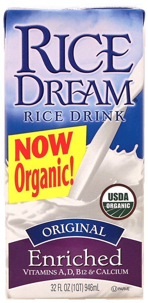 Rice Dream Enriched Unsweetened Milk, 32 Ounce Aseptic Box