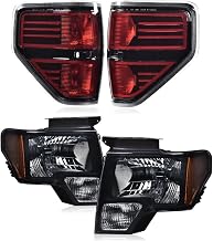 PIT66 Headlights and Tail Lights Assembly Fit 2009-2014 Ford F150