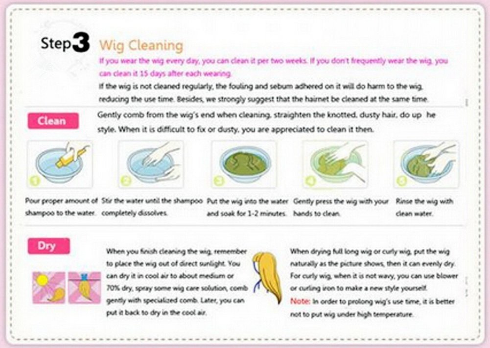 27.6" Upgrade Version Wig Gradient color Long Hair Women and Girl Cosplay Party Costume Wig (Light Green, Purple) - Image 4