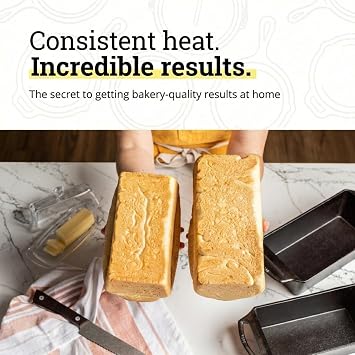 Lodge Seasoned Cast Iron Loaf Pan 10 Inches - Pre-Seasoned Rectangular Cast Iron Bakeware- Even Browning Bread Pan with Easy-Release Finish - PFAS-Free Non-Toxic Cookware