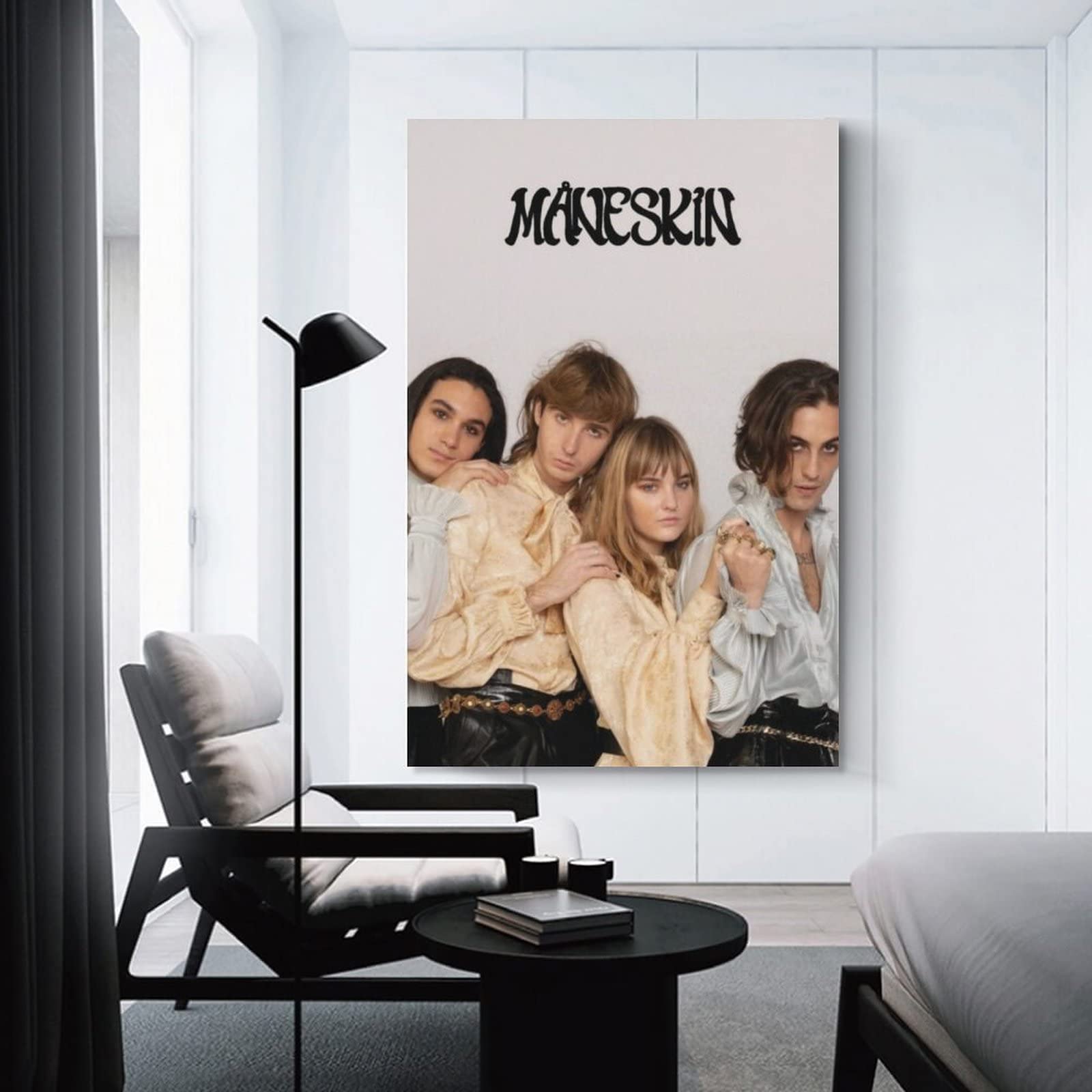 HHYWWD Poster E Stampe Senza Cornice 40 * 60CM Måneskin poster tela parete arte camera immagini per camera da letto regali decorazione