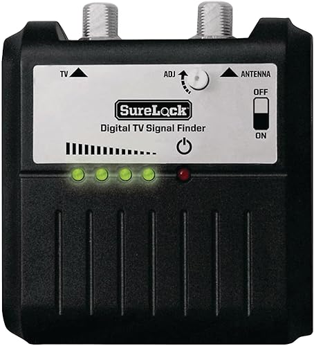 King SL1000 SureLock - Medidor de señal de antena de TV.