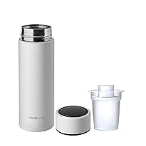 Nuby – RapidCool™ – Prepara la pappa perfetta per neonati in soli 2 minuti – Con distributore di polvere di latte e coperchio digitale – Bianco – 0+ mesi