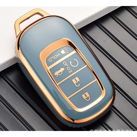 AME SOUNDPLEX Key Fob Cover for Honda 2022 Civic & Accord - TPU (Blue 2 PCS) Cover
