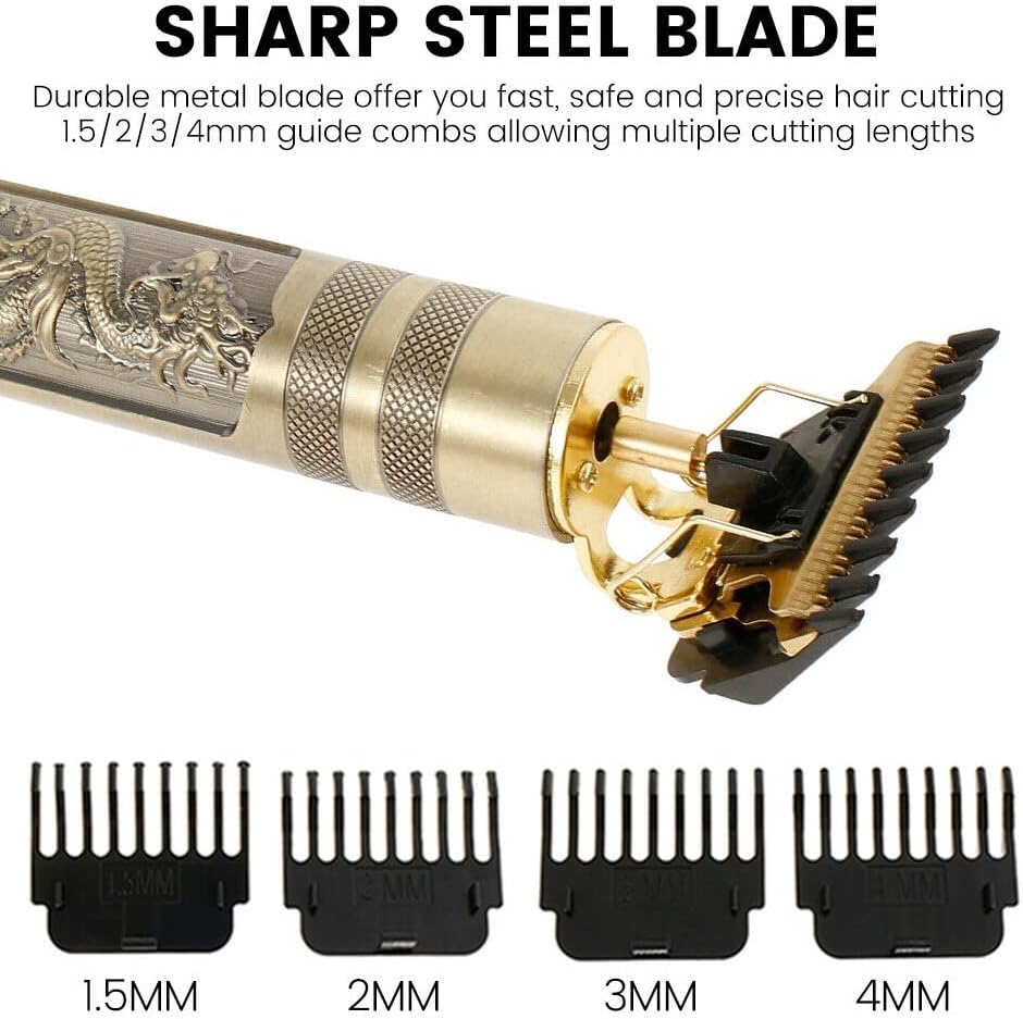 Professional Vintage T9 Trimmers Machine Men's Hair Clippers Shaver Cordless Beard Electric Great Gift
