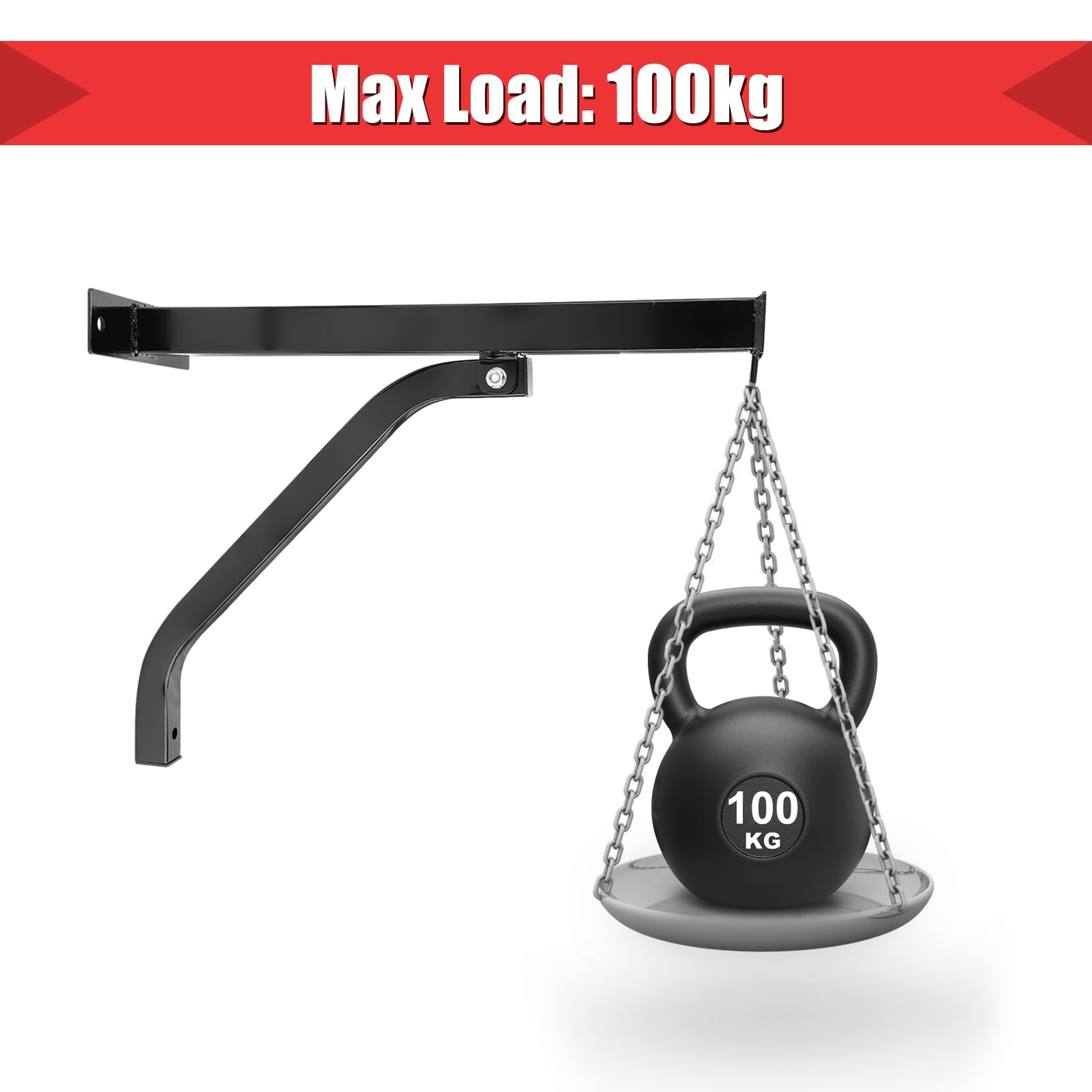 Soporte Pared para Saco de Boxeo 100 kg Alta Resistencia