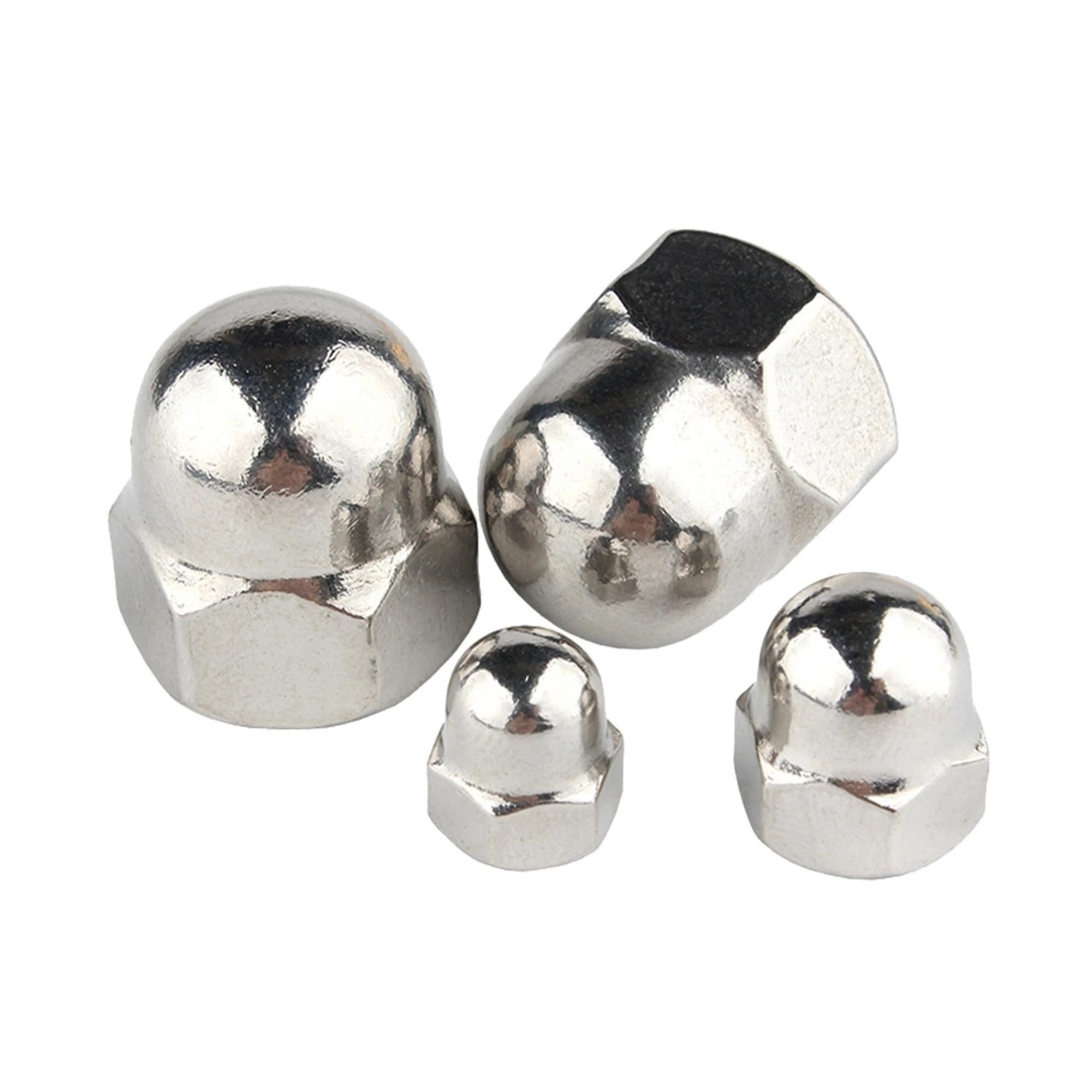 5/10/20pcs 7 Sizes Acorn Dome Cap Head Hex Nuts