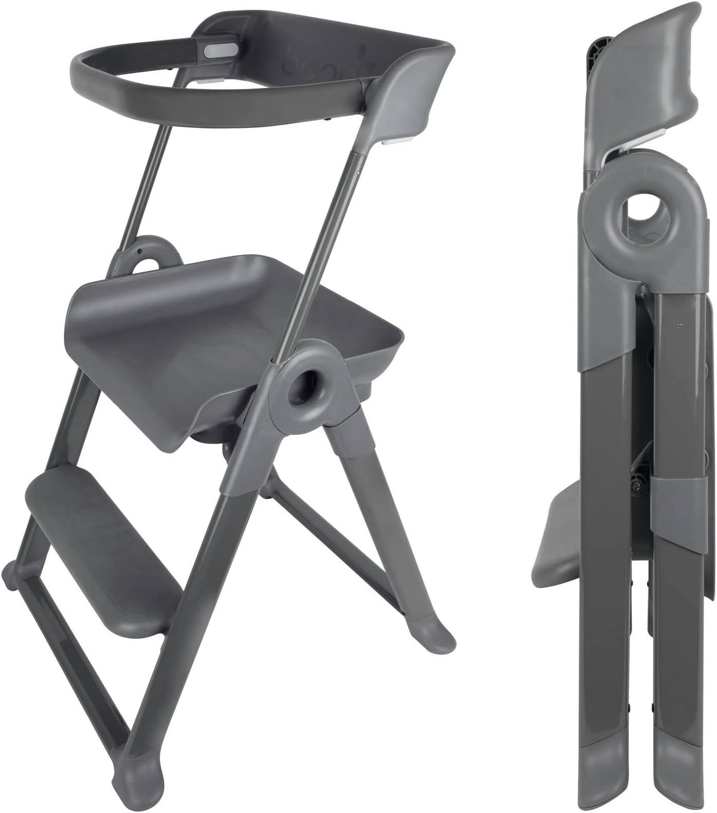 Boon PIVOT Toddler Tower — Folding Step Stool — Montessori Kitchen Helper Stool for Kids