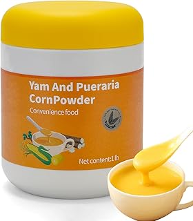 Corn Soup Powder Chinese Can,Chinese Corn Soup Powder,Instant Corn Paste,Yam And Pueraria Corn Paste,Nutritious Breakfast Vegetable Soup,Convenient Food,16 oz(453g)/can