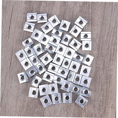 VICASKY 50 Unidades Nozes Quadradas Porcas Deslizantes De Perfil De Alumínio Controle Deslizante Ace