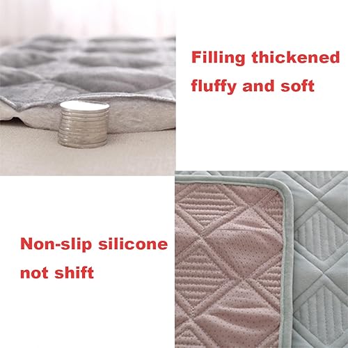 Miniatura 5 de Funda de sofá esquinero en forma de L, funda de sofá de terciopelo, funda de sofá antideslizante, funda de sofá seccional de 1234 plazas, protector