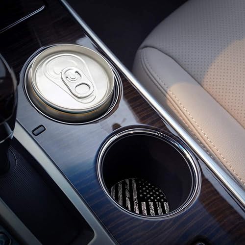 Miniatura 6 de Portavasos para automóvil para mujereshombres, paquete de 2 posavasos absorbentes de cerámica para bebidas, diseño de camuflaje con bandera de