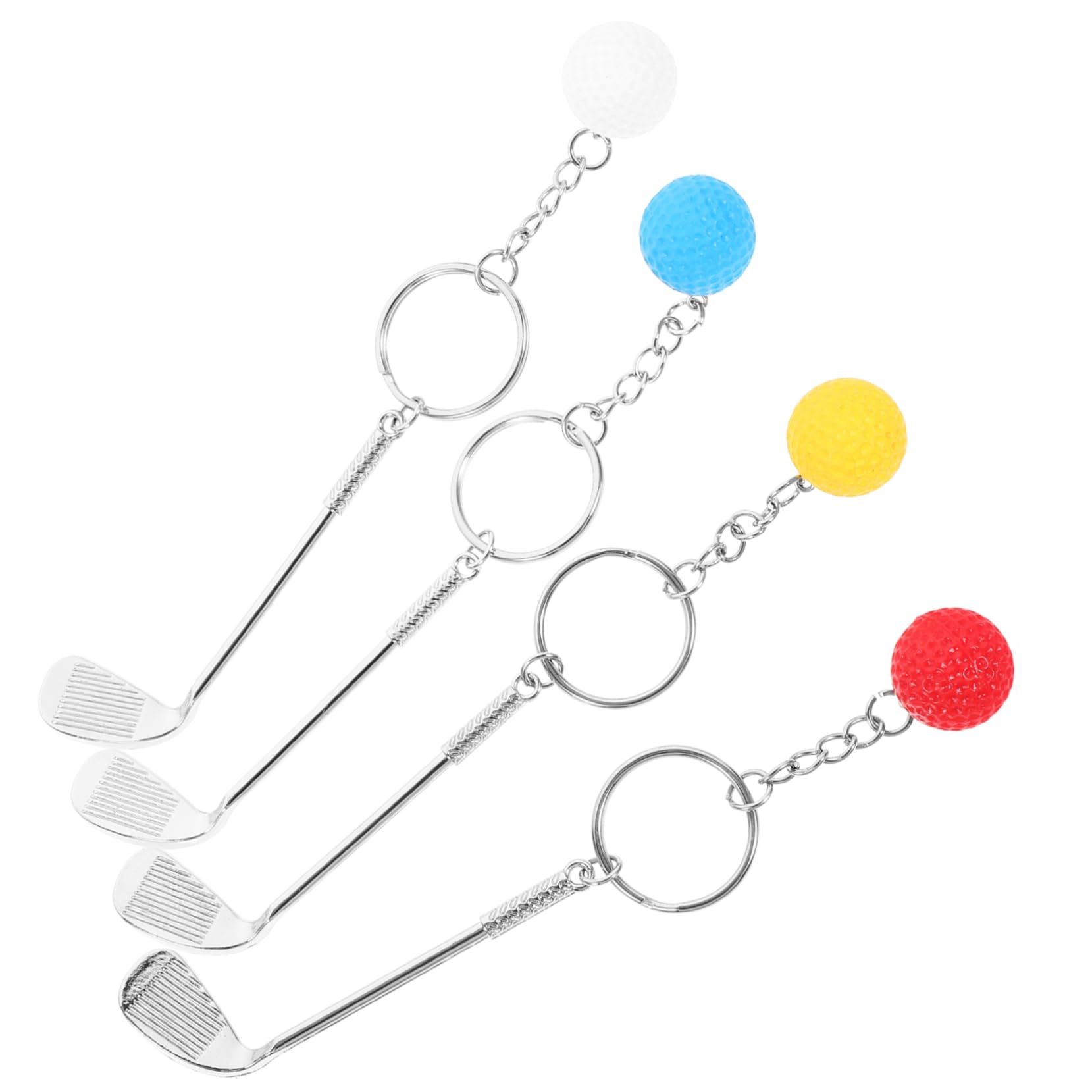 INOOMP Golf Golfbälle Partygeschenke Schlüsselanhänger Schlüsselanhänger Hängende Ornamente Schlüsselanhänger Spielzeuge Einzigartige Bälle Schlüsselanhänger