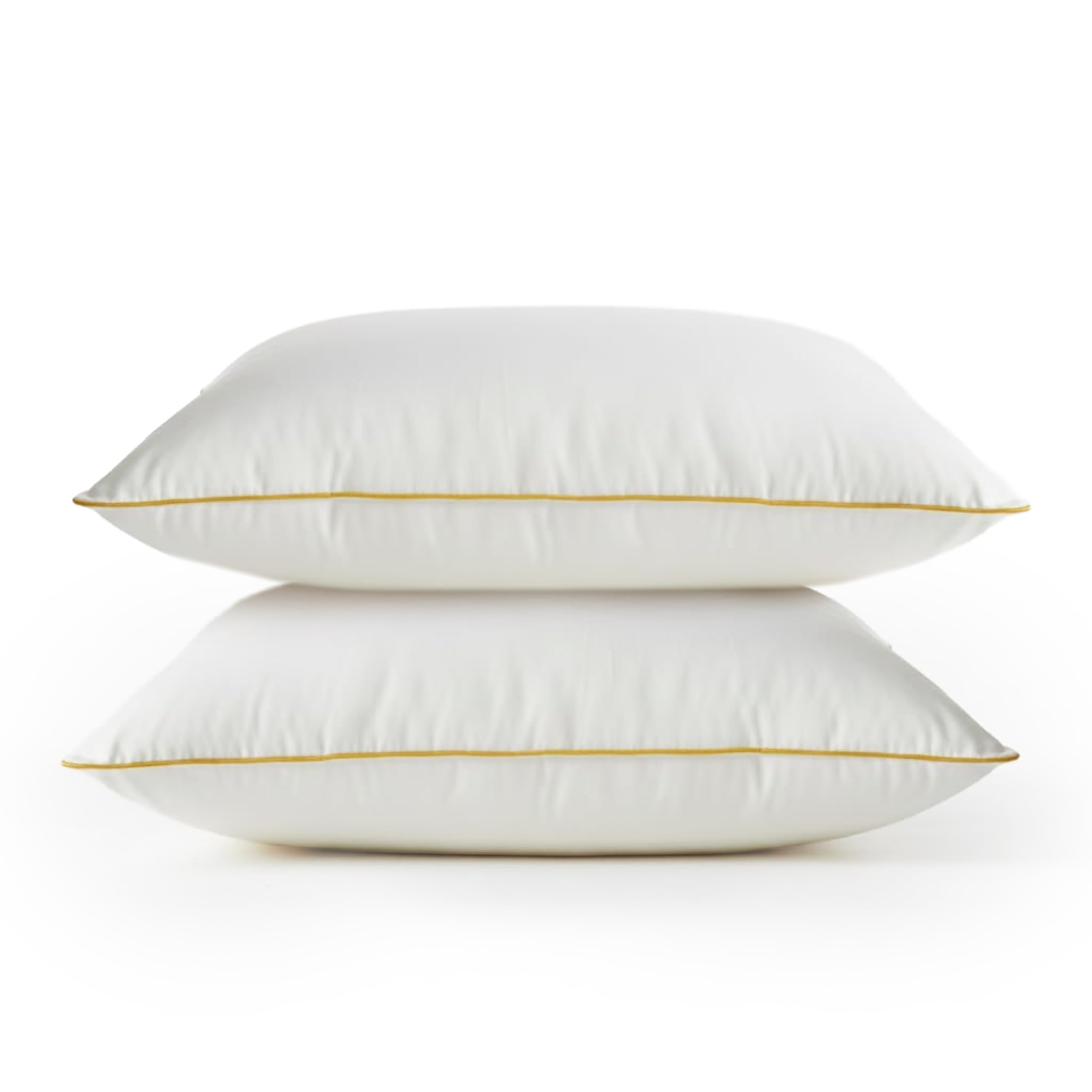 Frido Microfiber Sleeping Pillow | Soft & Fluffy Comfort Bed Pillow with Hypoallergenic Filling | Breathable Micro Cloth Fabric, Long-Lasting Support for All Sleep Positions, Pack of 2