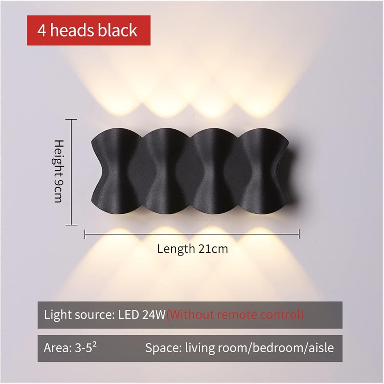 XJBTBA Waterproof Courtyard Double Wall Washing Lamp Outdoor - Corridor Staircase Exterior Door,Pendant Ceiling