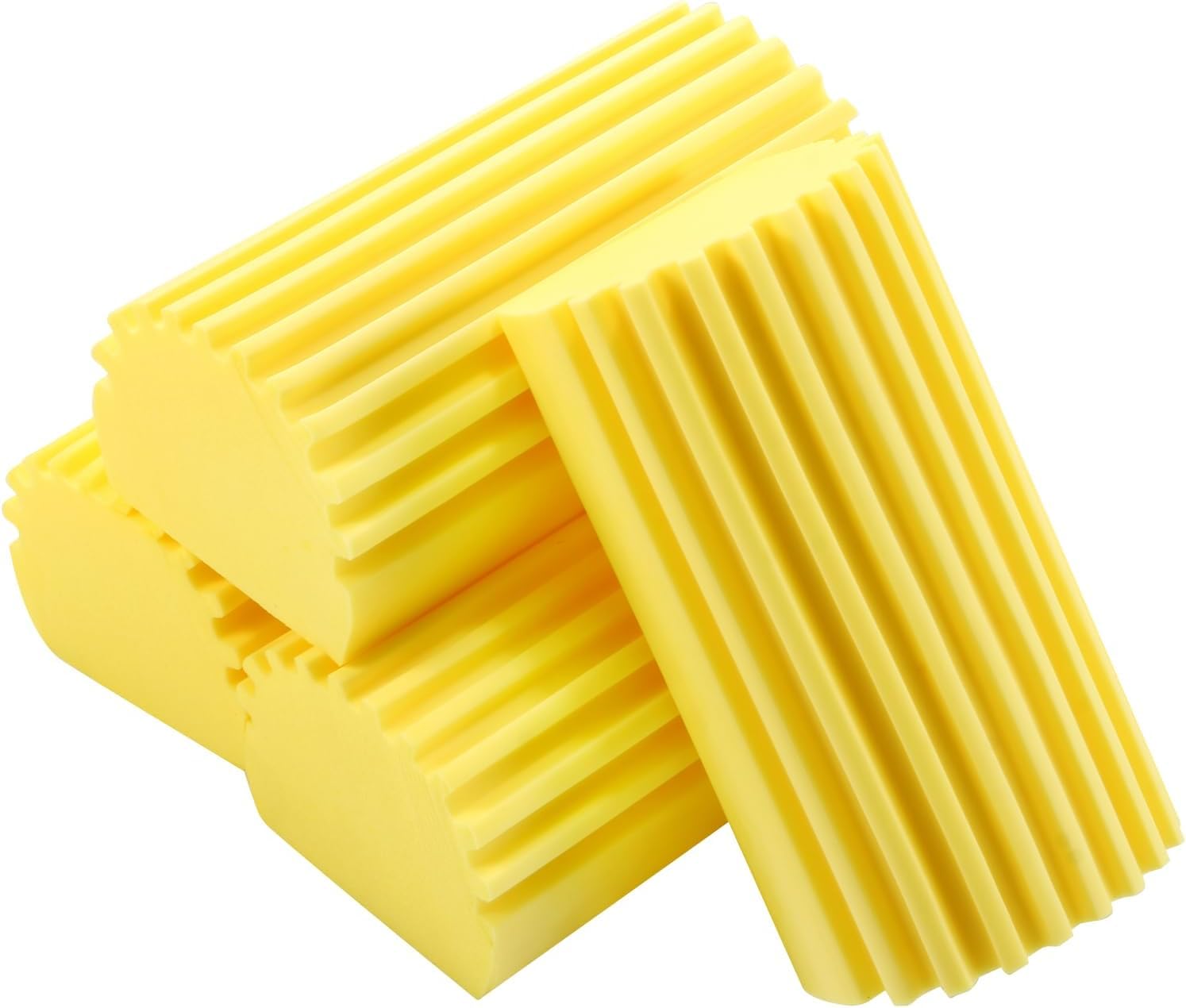 Spugne Riutilizzabili Per La Polvere,3 Pezzi Damp Duster Spugna, Spugna Per La Pulizia Della Polvere,per Pulire Pareti, Vetri, Finestre,Louver(Grigio, Rosa, Giallop - 5